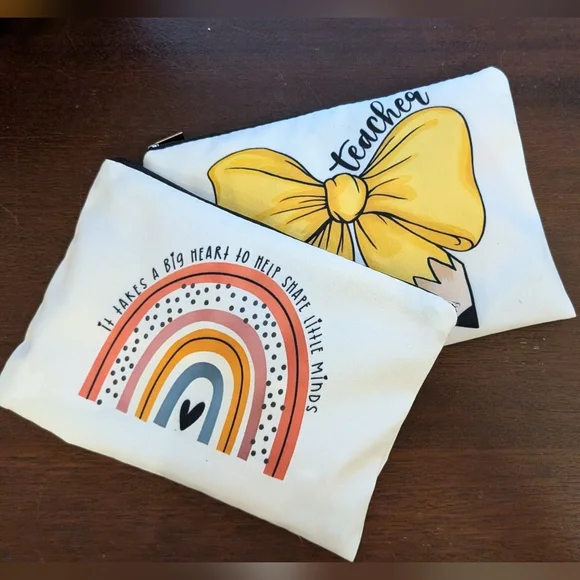 Filled with Goodies Colorful Teacher Zipper Pouch - Picture 5 of 7